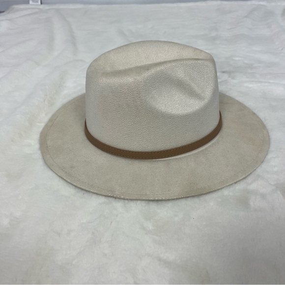IVORY WIDE BRIM HAT ONE SIZE - Picture 8 of 10